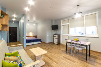 Квартира Студия до 4 чел. (2+2), 45 м2 - скидка до 15 мая